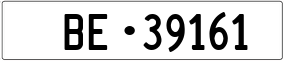 Truck License Plate